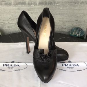 Prada Nappa Ruffel Pump Authentic